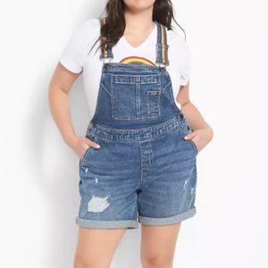 Overall shorts